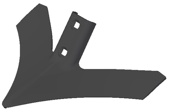 Cultivator point 15048 suitable for Nichols B54